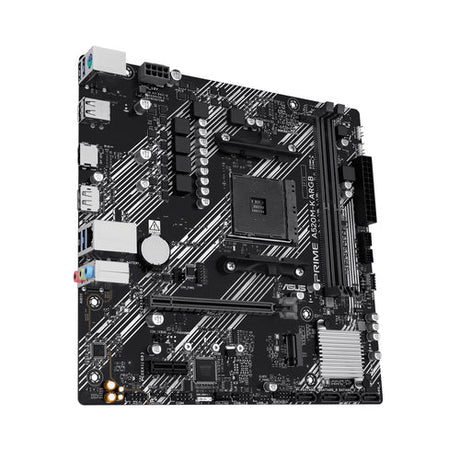 ASUS PRIME A520M-K ARGB bundkort i vinklet produktvisning