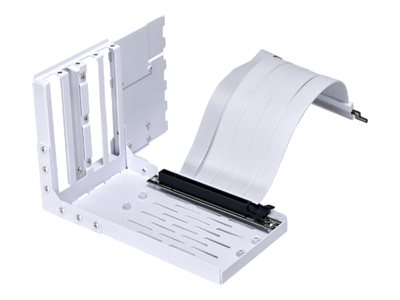 Lian Li Universal 4-slots Vertikal GPU-fäste Med PCIe 4.0-riser-kabel Vit - För Fullt Torn/ATX-fodral