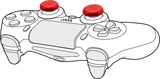 STIX Controller Cap Set - För PS5/PS4/Switch Multicolor