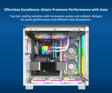 Montech Hyper Flow ARGB 240 AIO, Vit