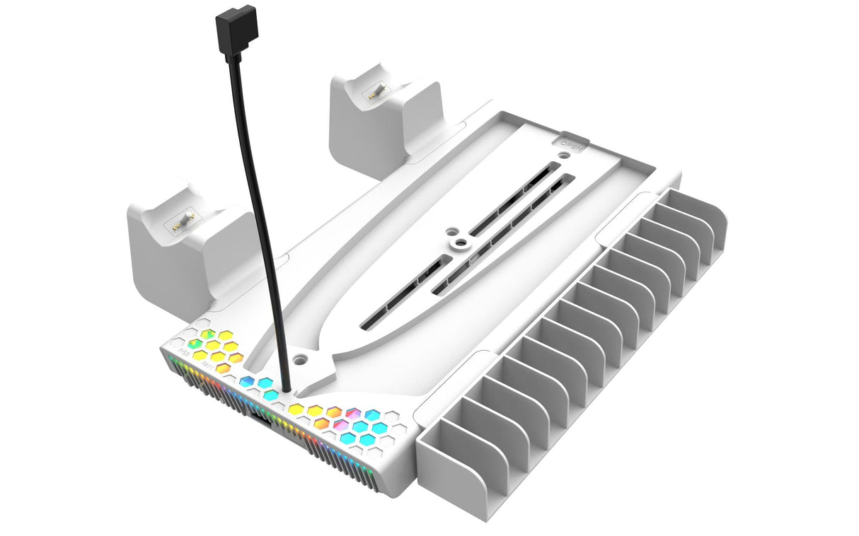 Oniverse Ps5 Nexus 5 Multifunction Stand For Ps5 - White ONIVERSE