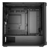 Sharkoon MK4 RGB Strip Black Mesh Front ARGB Strip 2x 120mm Fans USB-C BTF Micro-ATX Gaming PC Case Sharkoon