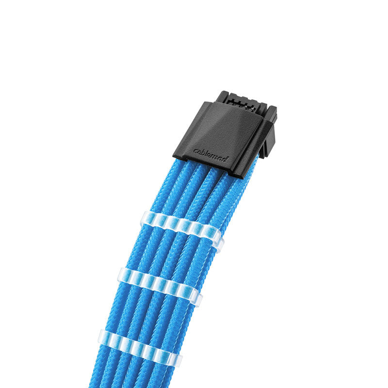 CableMod RT-Series Pro ModMesh 12VHPWR Till 3x PCI-e-kabel För ASUS/Seasonic - 60 Cm, Ljusblå