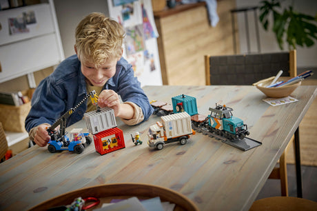 LEGO - LEGO City - Harbour Freight Train with Crane & Truck (60509)