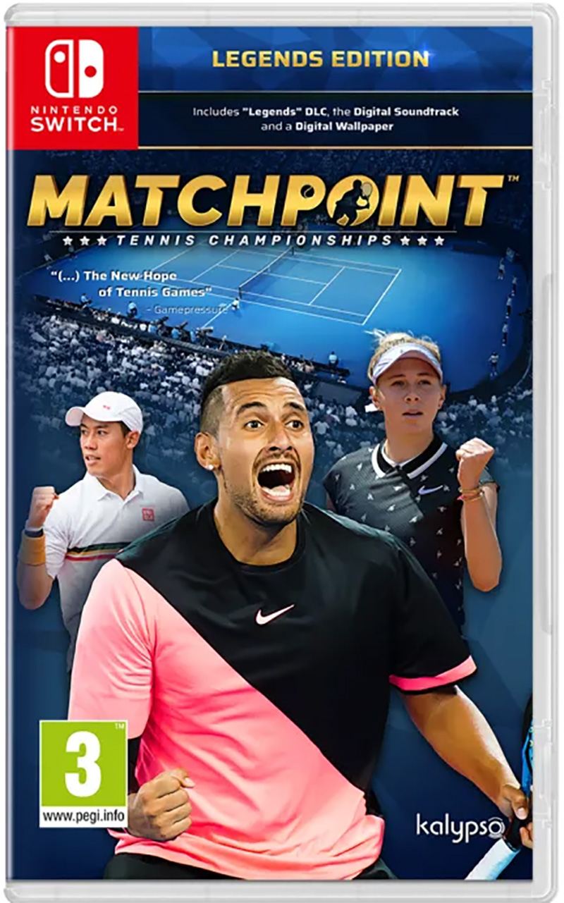 Matchpoint: Tennis Championships (Legends Edition) – Nintendo Switch – spilomslag