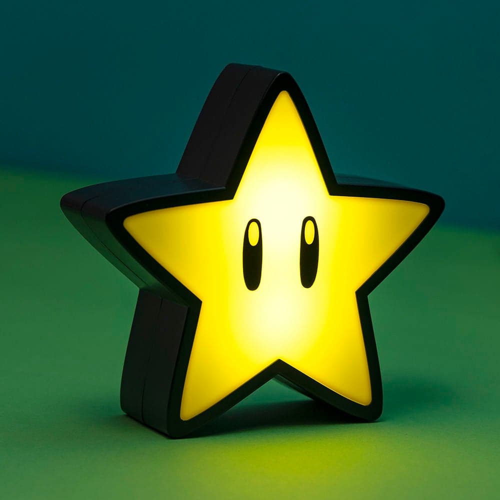 Super Mario Star Lampa Med Ljud