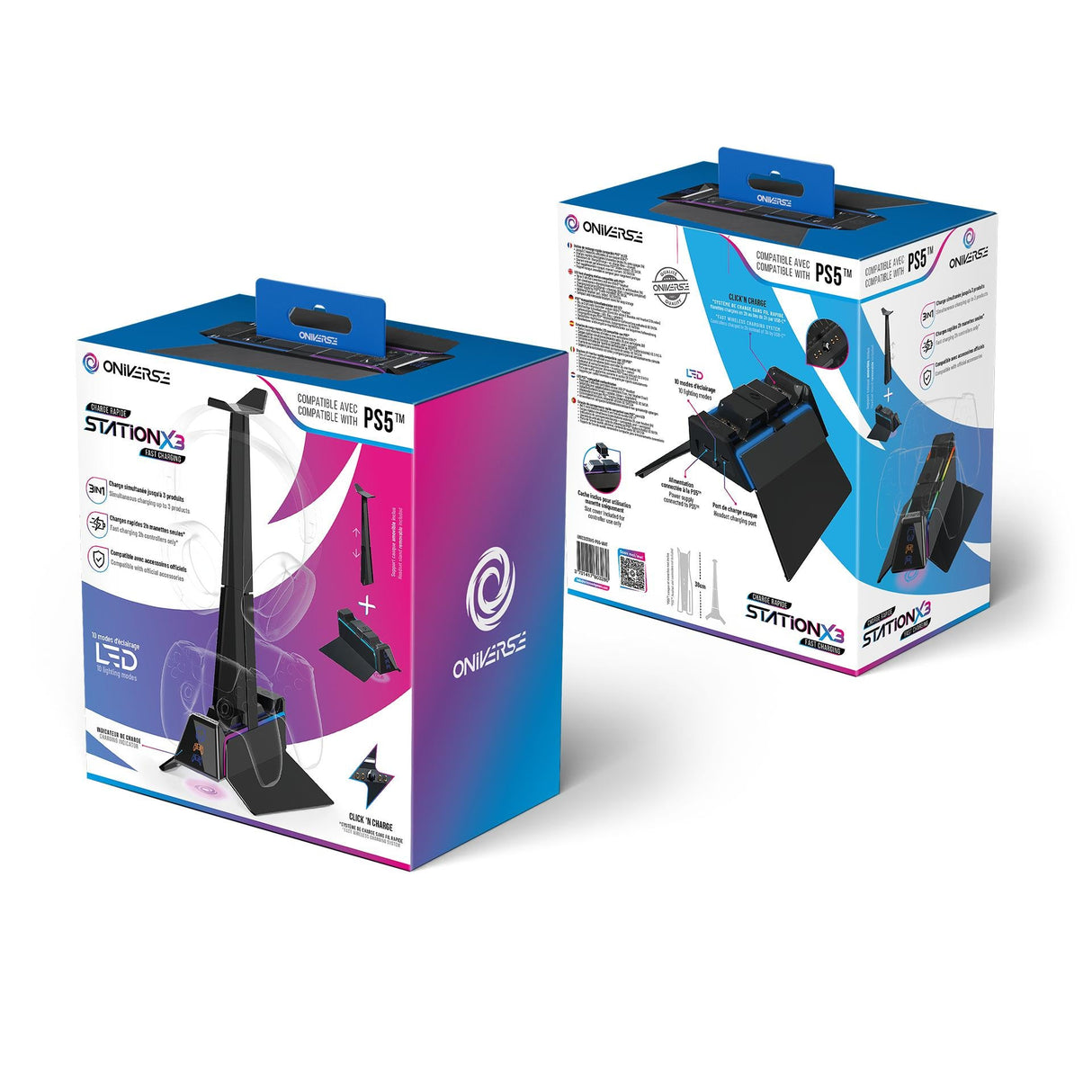 ONIVERSE PS5 FAST CHARGING STATION - BLACK ONIVERSE