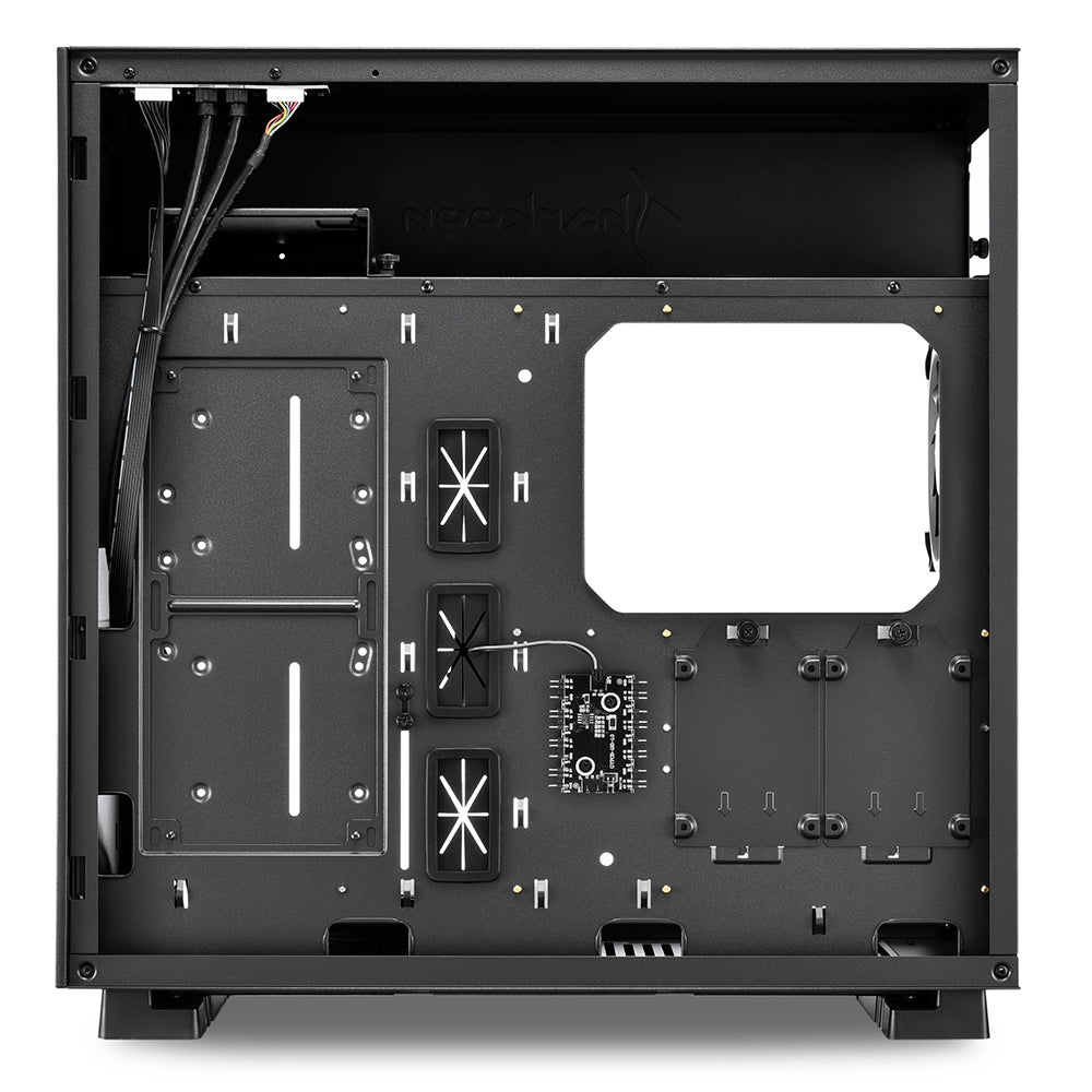 Sharkoon PURE STEEL RGB - Svart Fönster