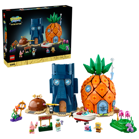 LEGO Icons 11386 – SvampeBob Firkant: Bikini-Bunden – produktbillede