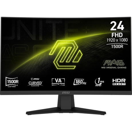 MSI MAG 244C – 23,6″ gamingskærm, 1920 × 1080, 180 Hz – skærmens egenskaber