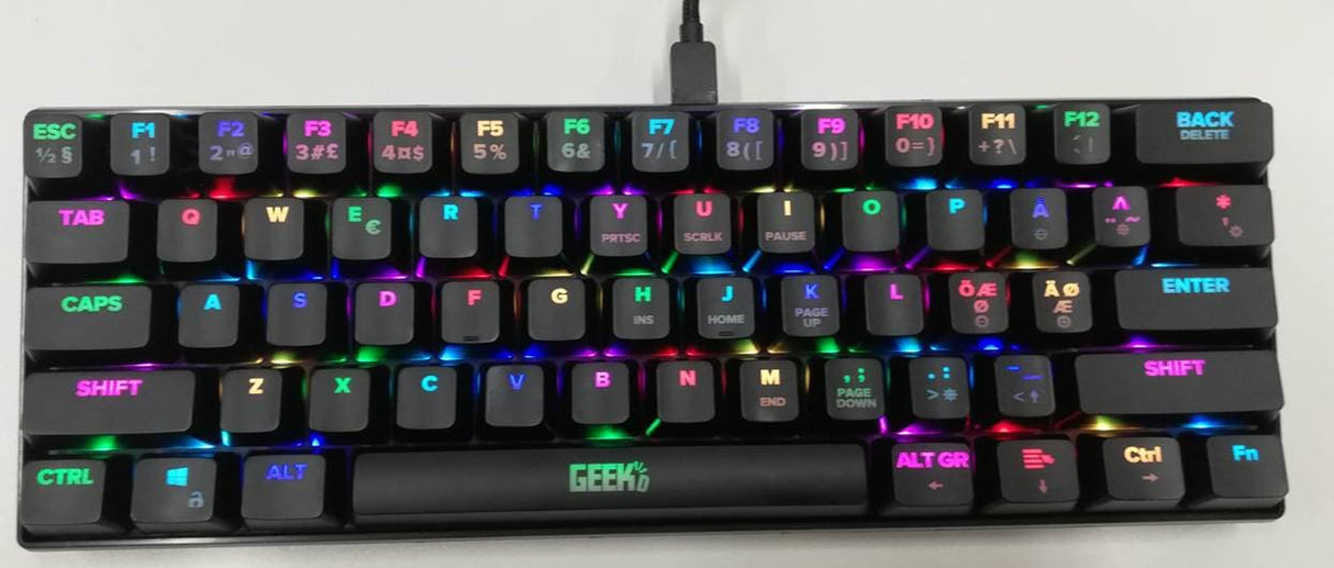 Geekd Reflex Rgb 60% Tangentbord 61 Tangent