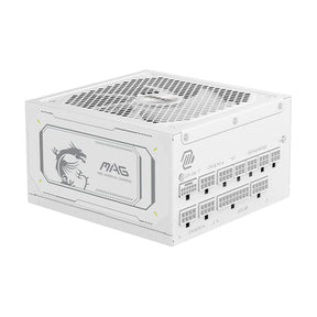 MSI MAG A1000GL PCIE5 WHITE 1000 W strømforsyning - 80 PLUS Gold - visning 1