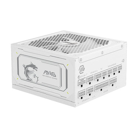 MSI MAG A1000GL PCIE5 WHITE 1000 W strømforsyning - 80 PLUS Gold - visning 1