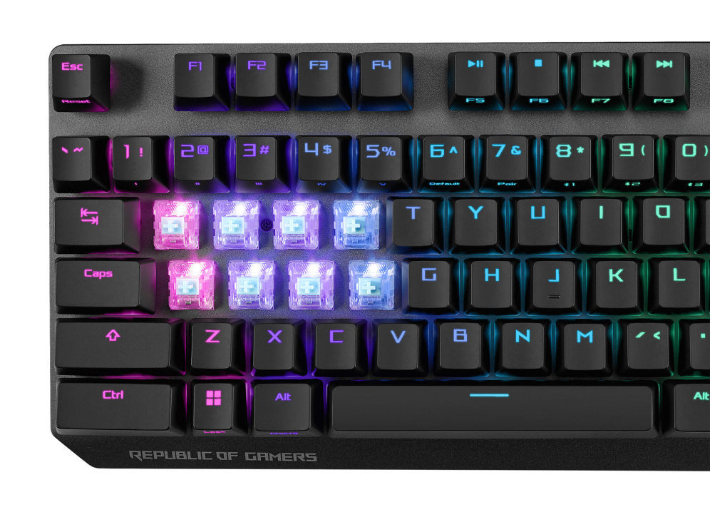 ASUS ROG Strix Scope NX Wireless Deluxe (XA09) Mekaniskt Speltangentbord (NX Red Switches)