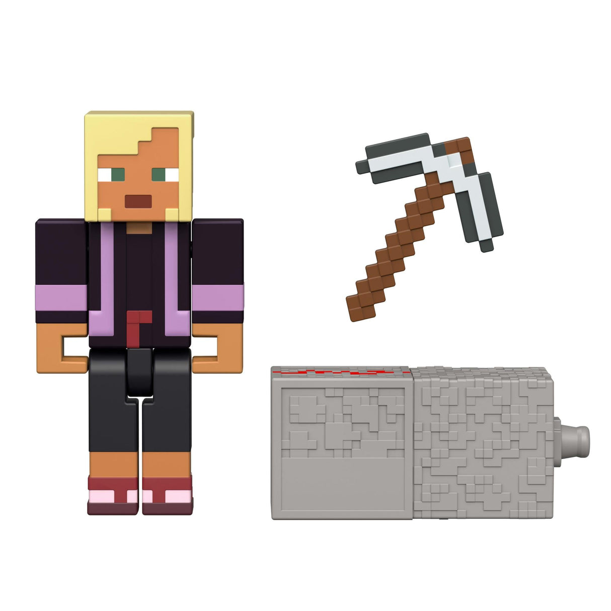 Minecraft - Biome Builds 8cm Figure - Redstone Charged Kai ( JJR86-JL10) Minecraft