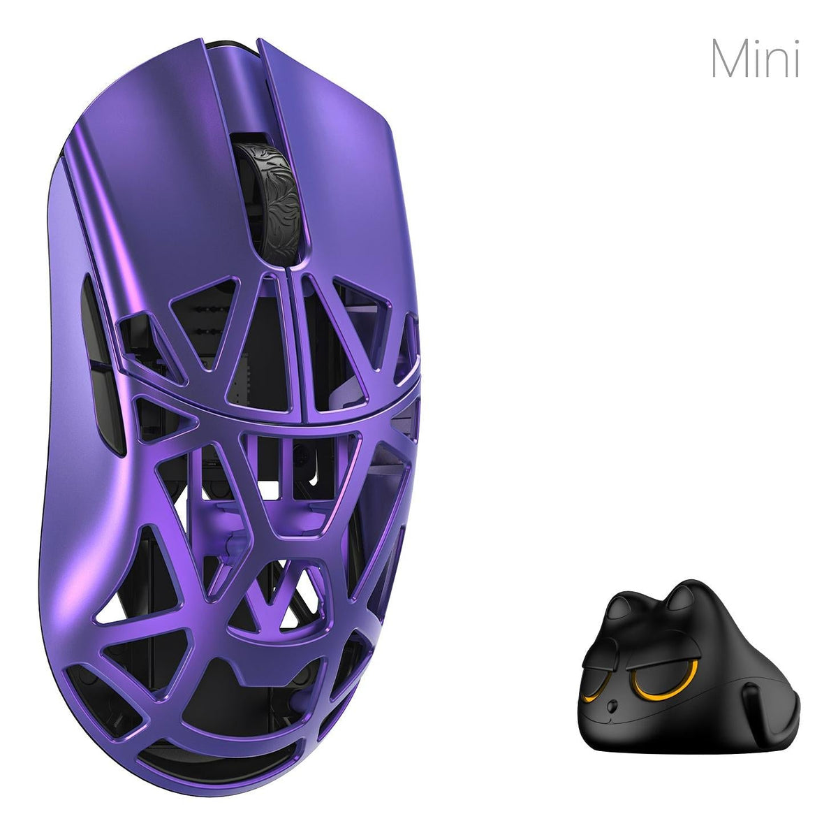 WLMouse Beast X Mini Pro Solid Sides - Purple (Omron Optical) Wireless 8K Magnesium Mouse Jiangxi Deva Electronic Industry Co., Ltd. Company (WLMouse)