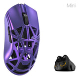 WLMouse Beast X Mini Pro Solid Sides - Purple (Omron Optical) Wireless 8K Magnesium Mouse Jiangxi Deva Electronic Industry Co., Ltd. Company (WLMouse)
