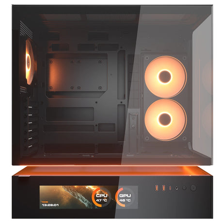 COUGAR CFV235 Vision, ARGB, glas, sort kabinet – produktdetalje