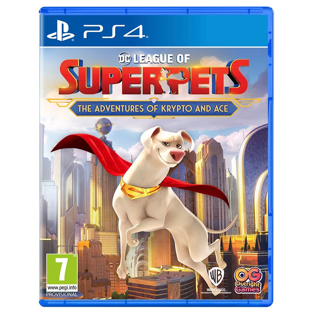 DC League of Super-Pets: The Adventures of Krypto and Ace - PS4 - omslag