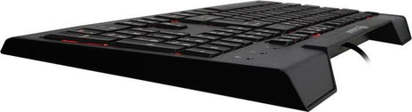 COUGAR 200K – tastaturet set fra siden og bagfra med støttefødder