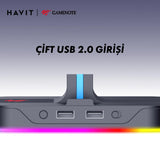 Hörlursställ Havit TH650 RGB