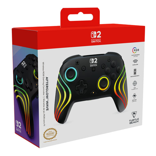 Turtle Beach Afterglow Wave Wireless – Switch-controller, sort – Emballage fra siden