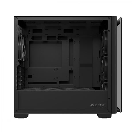 ASUS A23 PLUS Tempered Glass ARGB mATX Case - Black ASUS