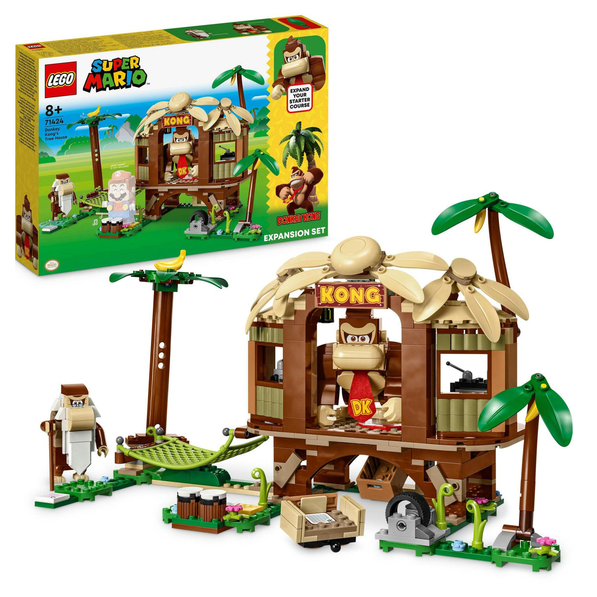 LEGO Super Mario - Donkey Kong&#039;s Tree House Expansion Set (71424)
