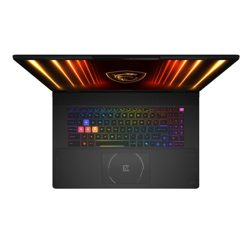 MSI Crosshair A18 HX A8WFKG-044FR – tastatur set ovenfra