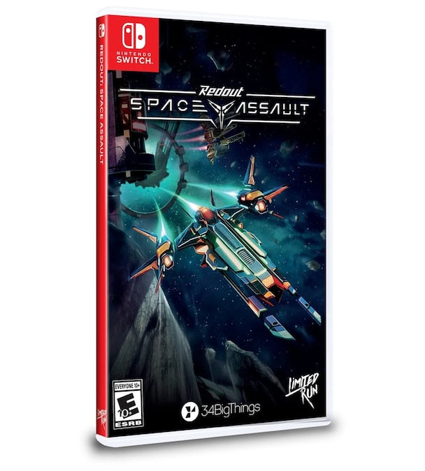 Redout: Space Assault – forside til Nintendo Switch