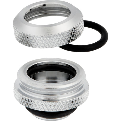 CORSAIR Hydro X Series XF Hardline 14mm Kølevæske system tilpasning 4-pack Sølv