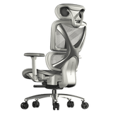 ThunderX3 XTC Mesh Grey - Nätstol, Max 125 Kg, 3d Armstöd, Klass 4 Gaslyft