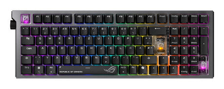 Asus ROG Strix Morph 96 Wireless – tastatur med tysk DE-layout – Sort