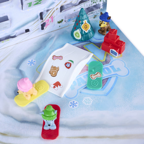 PAW Patrol julekalender 2026 – Vinterfigurer og slæder – 6076493 – Skye og vintertilbehør