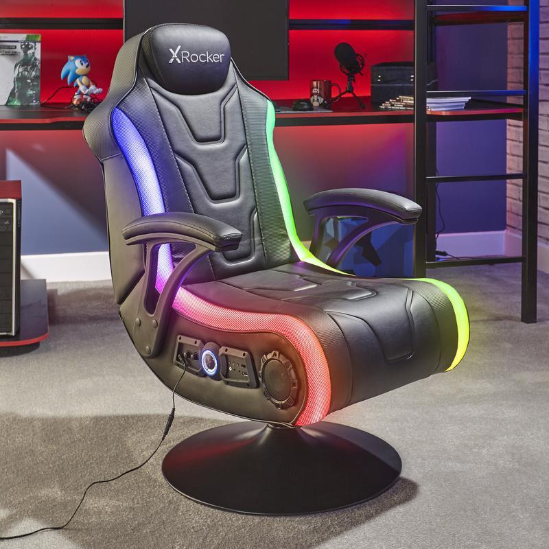 X-Rocker - Monsoon Sync RGB 4.1 with app controlled LED Geekd
