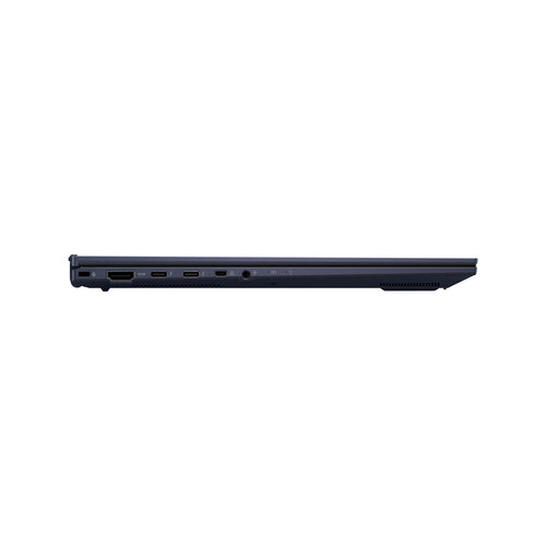 ASUS ExpertBook B9 OLED B9403CVAR-PP1735X – detalje af tilslutninger; tastaturlayout illustrativt