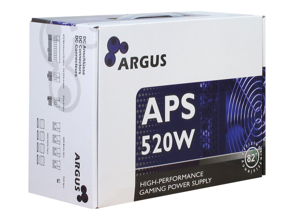Argus APS-520W Strömförsörjning 520Watt