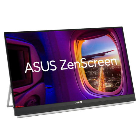 ASUS ZenScreen MB27ACF – skærm set skråt fra højre