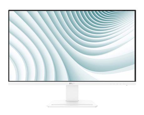 MSI PRO MP273AWDE – 27″ skærm, 1920 × 1080, 100 Hz, hvid – forside