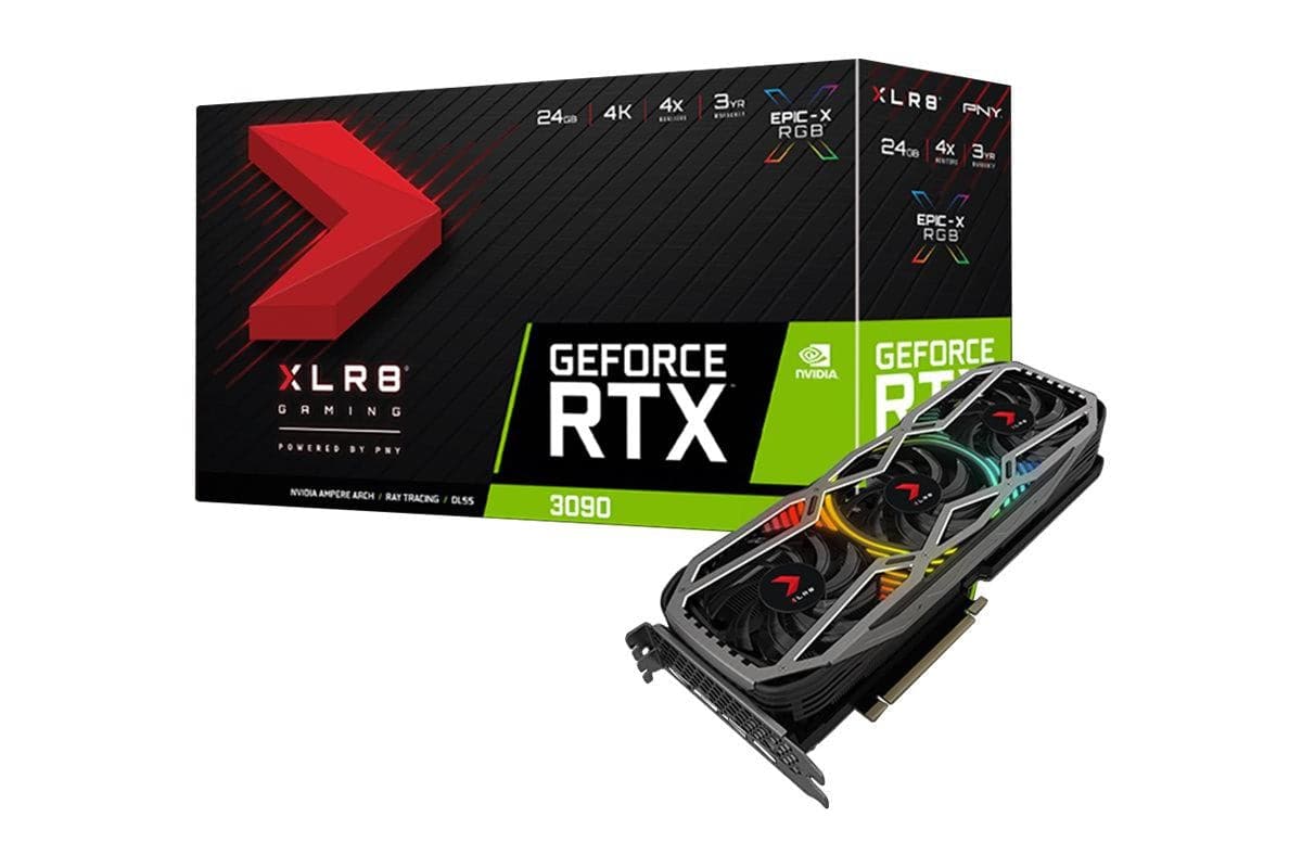 PNY XLR8 GEFORCE RTX 3090 GAMING EPIC-X RGB - NVIDIA RTX3090 - 24GB GDDR6X