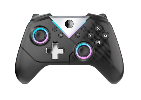 Deep Explorer Moon – sort controller til Switch og Switch 2 – forside
