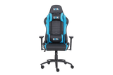 Geekd Vulcan Gaming Chair Svart/Blå - Topp PU-läder - Upp Till 120 KG