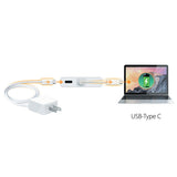 j5create JCD381-N – USB-C-dock med to HDMI-udgange – PD-strømforbindelse som eksempel