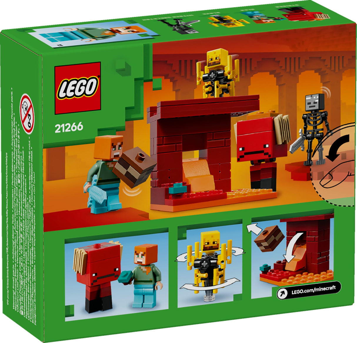 LEGO 21266 Minecraft Lavaduellen I Nederländerna