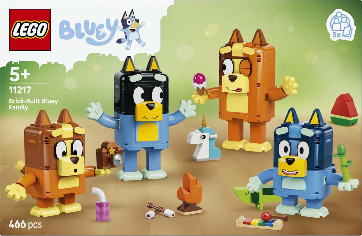 LEGO - Bluey - Brick-Built Bluey Family (11217) LEGO