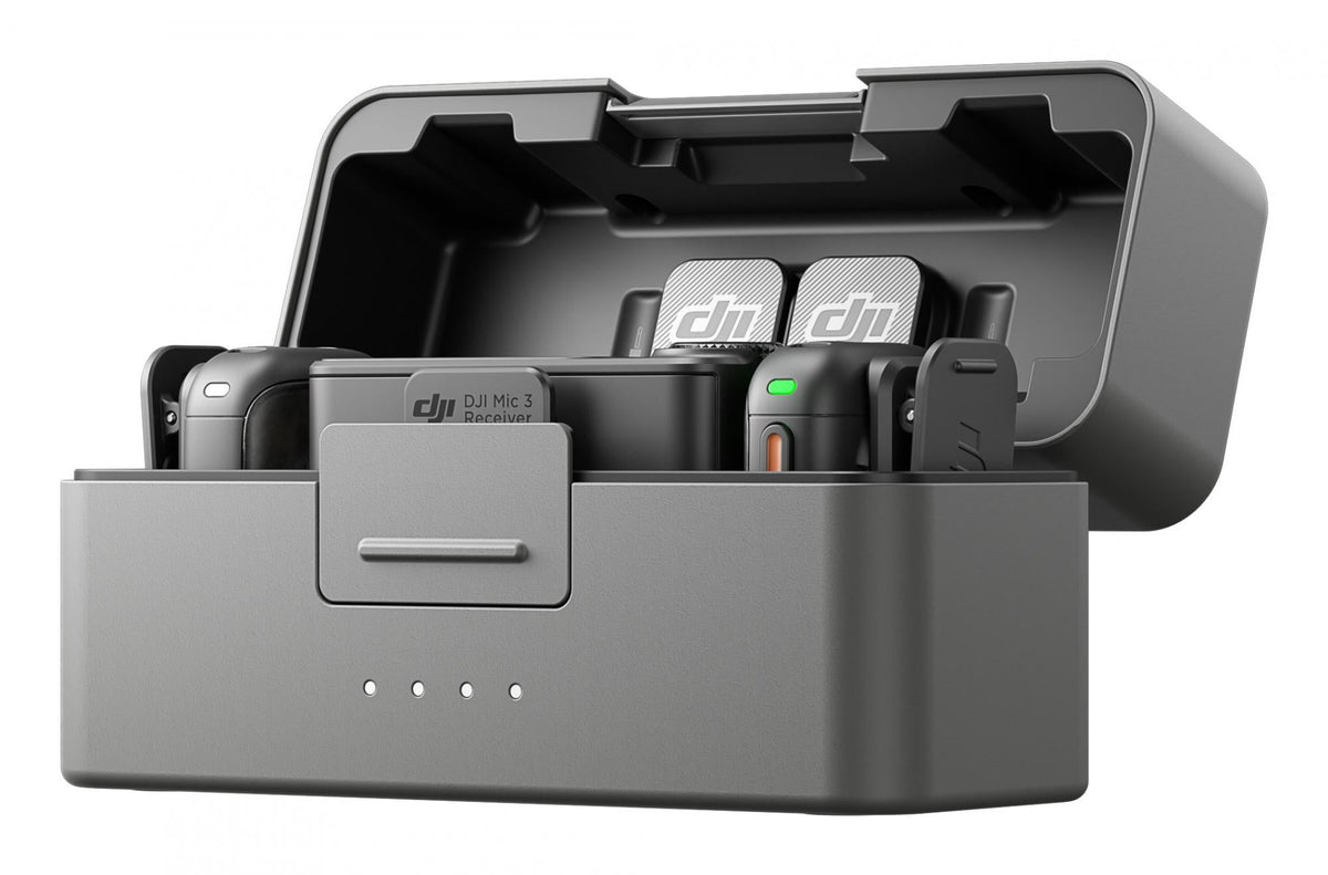 DJI - Mic 3 Wireless Microphone System (2 TX + 1 RX + Charging Case) DJI