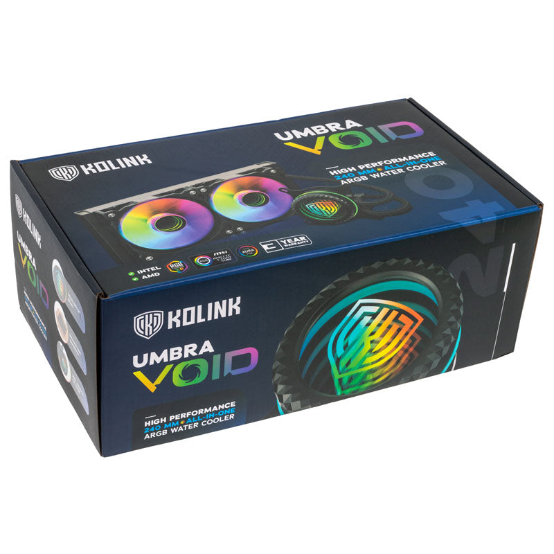 Kolink Umbra Void AIO 240mm Performance ARGB CPU Vattenkylare