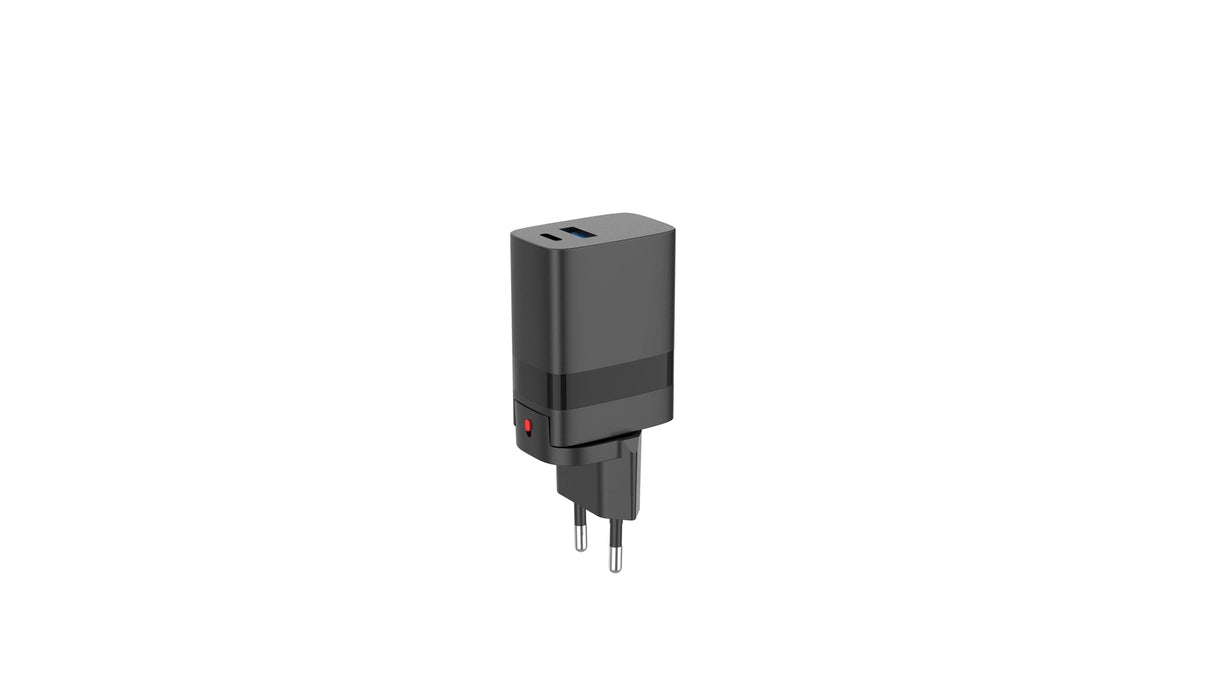 Speedlink - Travel Charger USB-A & USB-C 15W for US-UK-EU, black Speedlink