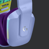 Logitech G G733 LIGHTSPEED Trådlöst RGB Gaming Headset Trådlöst Headset Lila