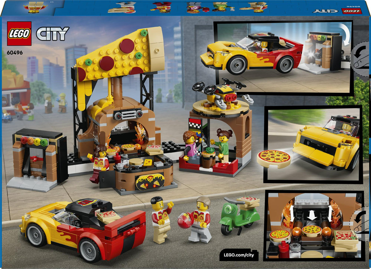 LEGO 60496 City pizza delivery experience with vehicles LEGO